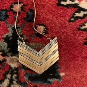 Madewell arrowstack long necklace - mixed metal